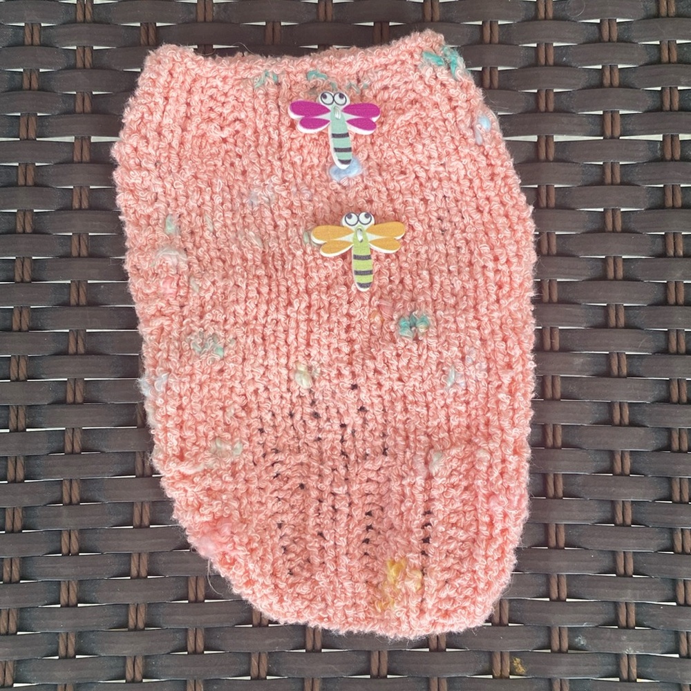 XS knit dog sweater